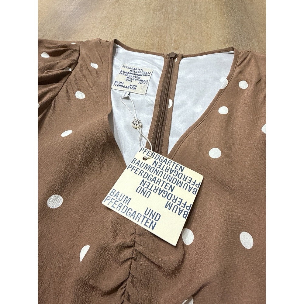 Baum und Pferdgarten Addax Silk Blend Midi Dress Size 10 *new with flaw - Picture 6 of 16